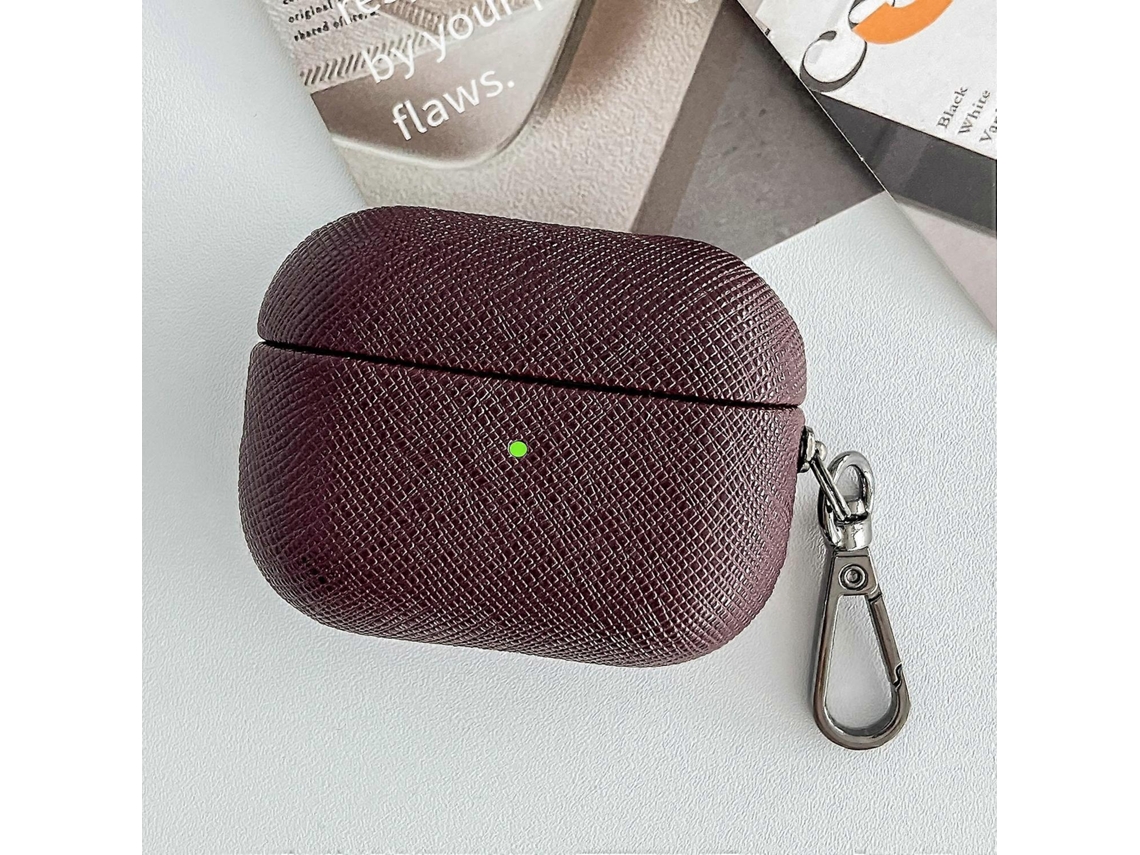 Camada Protetora para Fone de Ouvido Bluetooth em Couro Pu com Textura Cruzada GIECY