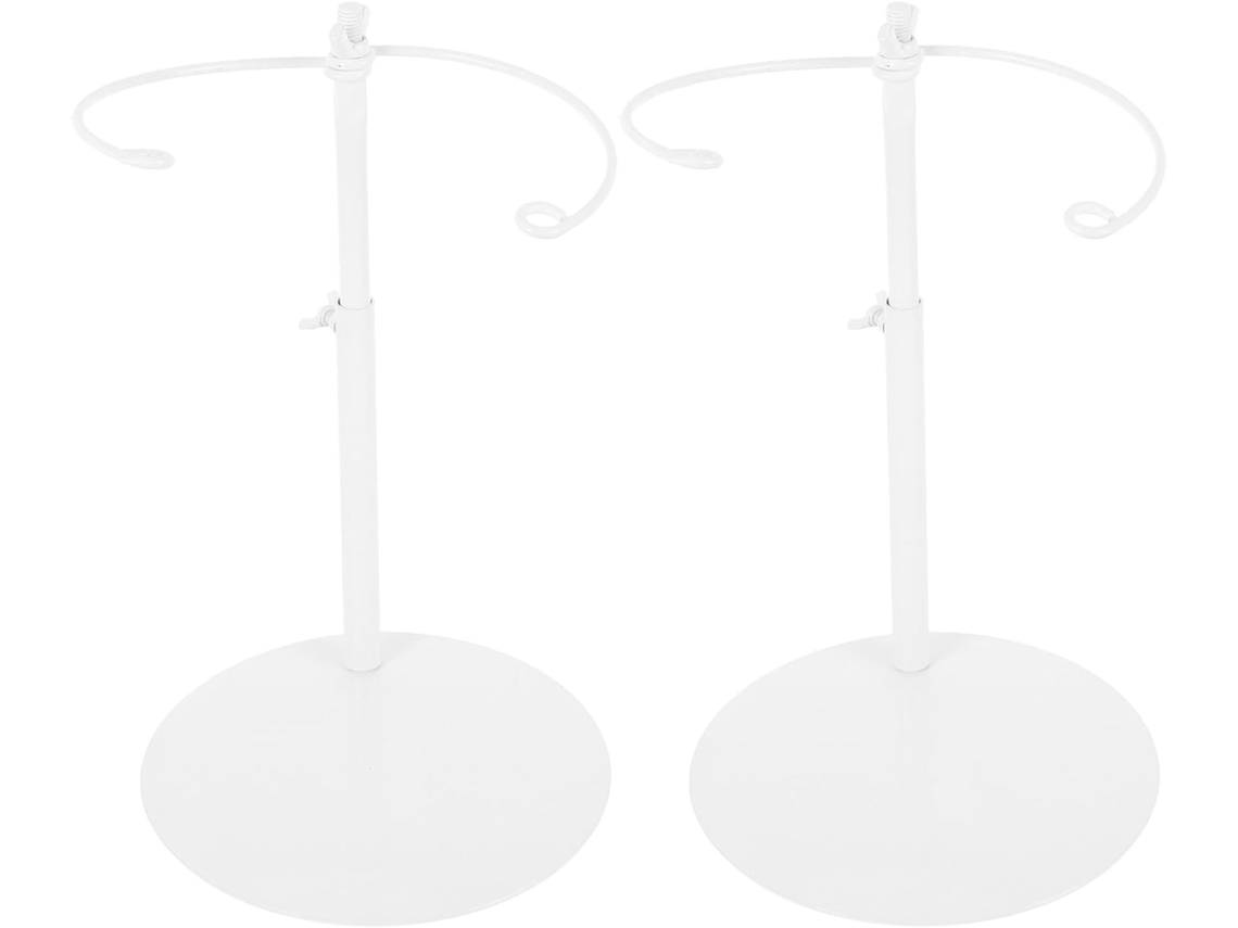 Suporte Para Buquê De Metal Branco, 2 Peças, 9 Polegadas (23 Cm)