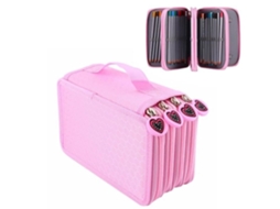 Estojo para Lápis, Grande Capacidade, 2 Compartimentos, Organizador, Tecido Oxford AQUAFORGE