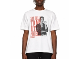 Rockinstone Scarface Movie Innuendo White Adult T-shirt Size:m