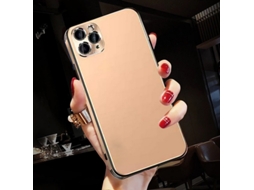 Capa de Telefone para Apple Iphone Yue Xing Hui Champagne Gold EOOCOO (lente de Metal de Precisão, Ultra fina com Efeito Mate)