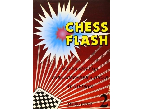 Livro Chess Flash:Medio Juego/Sistema Aprender Jugar Ajedrez de Sato Nagashima (Espanhol)