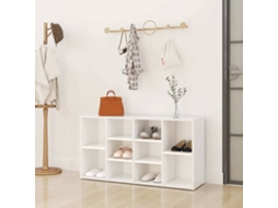 Vidaxl Sapateira 103x30x55 Cm Contraplacado Branco