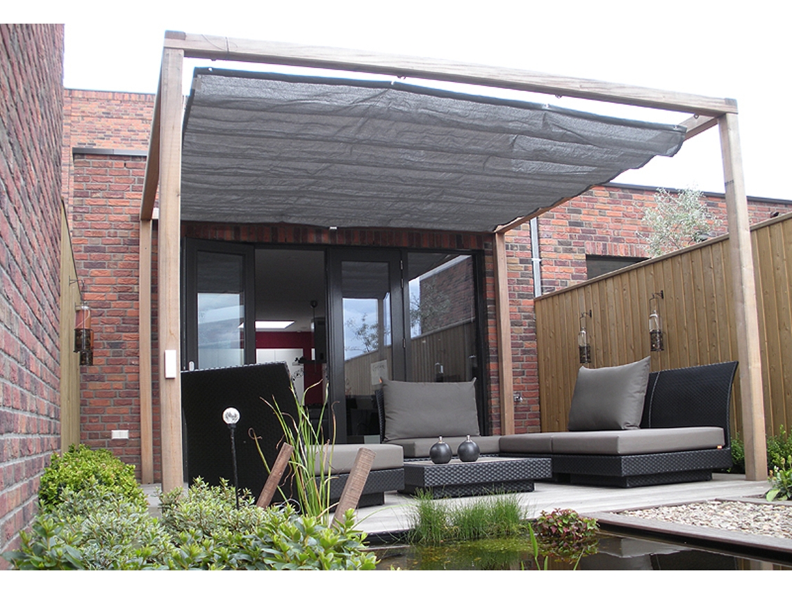 Toldo Ondulado Harmonica Antracite 290 X 500 Cm WOVAR