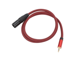 Cabo de Áudio 3.5mm Macho para Xlr Macho, Conectar Microfones e Dispositivos Aux | EOOCOO