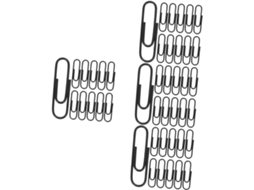 Conjunto De 4-clips E Presilhas Metálicas Uonlytech Organização Arquivos Acessórios Papelaria