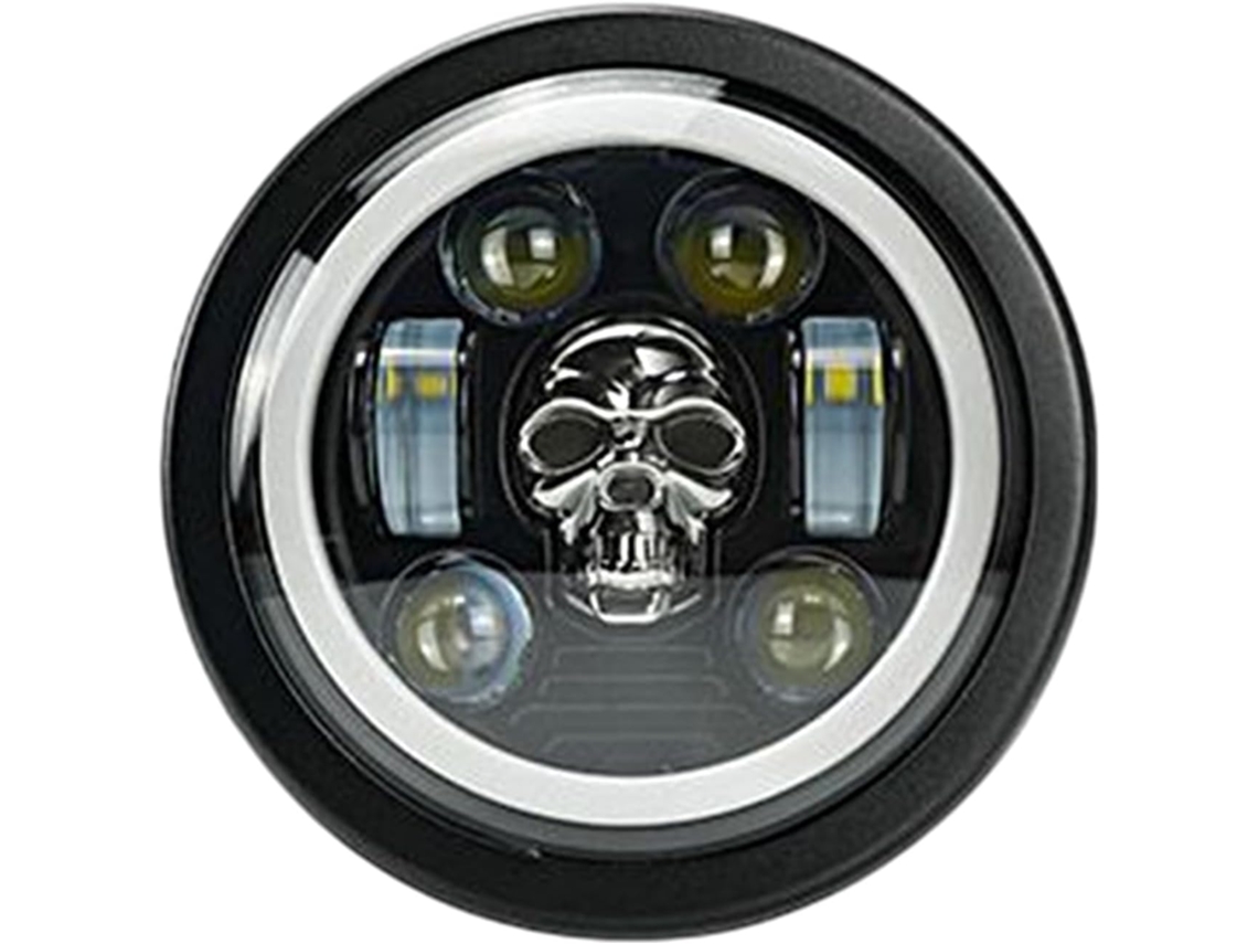 Faróis de motocicleta, holofotes multicoloridos super brilhantes