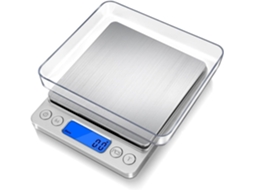 Balança De Cozinha Digital Com 2 Bandejas, Balança De Cozinha Compacta Com Ampla Faixa Medição 1000g 0, 1g