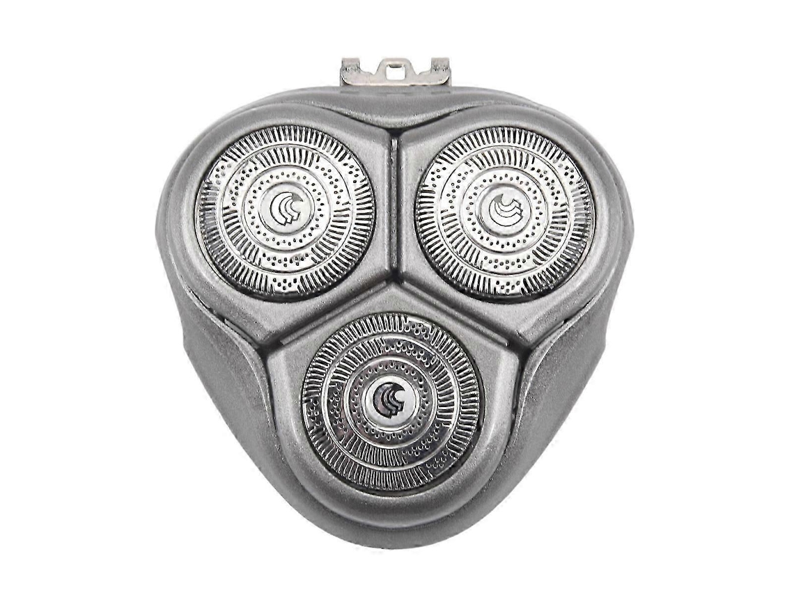 Cabeça De Barbeador Elétrico Tripla, Substituível, Lavável