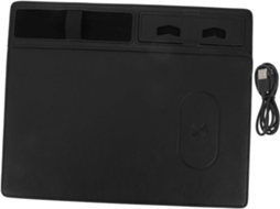 Mousepad Com Carregamento Sem Fio De 15 W, Carregador Sem Fio Antiderrapante Para Mesas De Escritório/jogos.