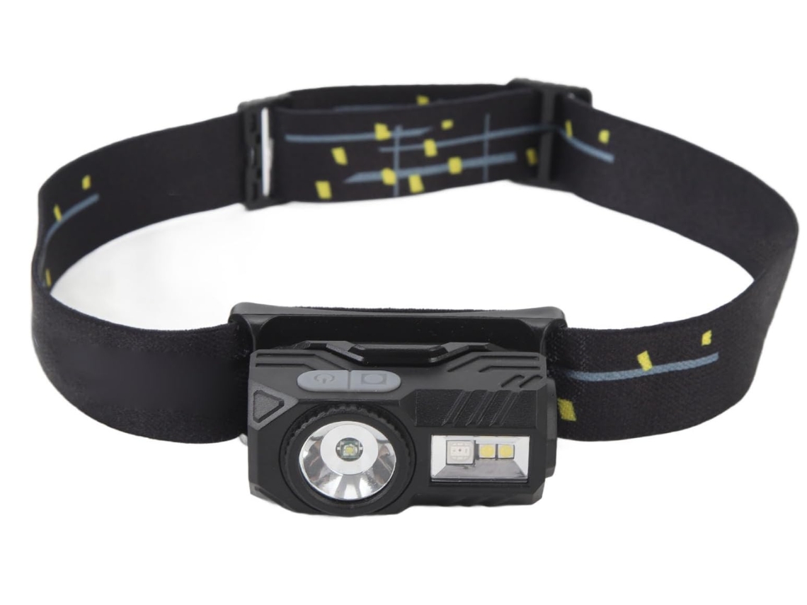Farol Magnético Led Fonte de Luz Múltipla Sensor de Movimento Recarregável Leve Led Luzes Clipe para Exterior Preto HALINUIA