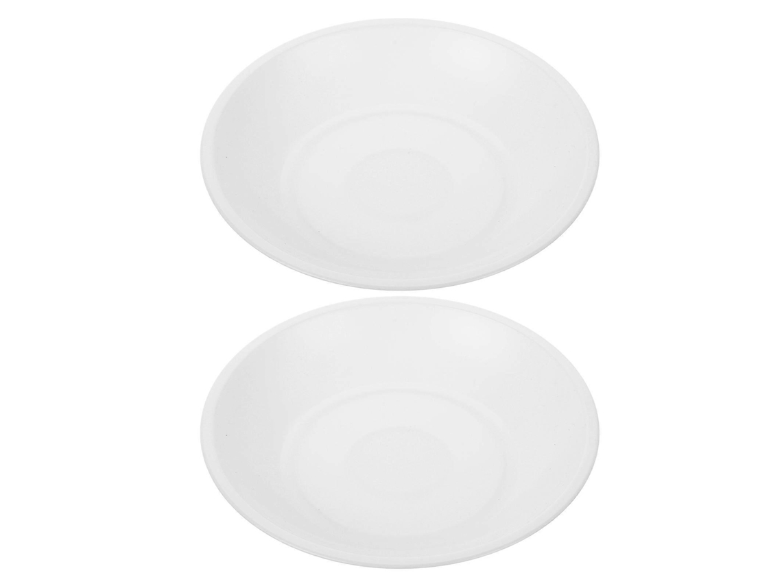 Bandeja de Pesagem Plástico Branco para Balança Cozinha, 2 Unidades, Bandejas Reutilizáveis ​​para Alimentos. AQUAFORGE