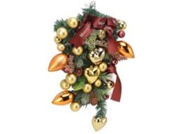 Laxiscreed Enfeite De Natal Com Pinha De Neve E Bola Decorativa Para Interior E Exterior