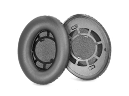 Yuru 1 Par de Almofadas de Reposição Compatíveis com Sennheiser Rs 120 119 117 115 110 100, Couro Proteico, Preto