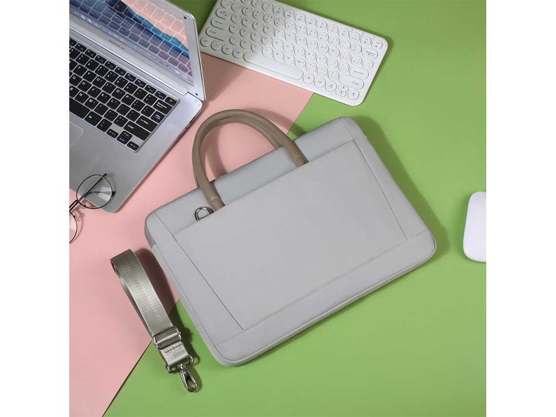 Bolsa Para Portátil Lurelia, Compatível Com Portáteis/tablets Até 16,1", Cinza, Poliéster