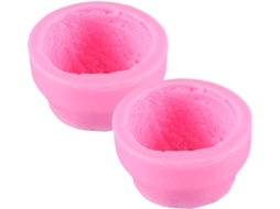 Conjunto De 2-moldes Silicone Para Sorvete Em Formato Bola