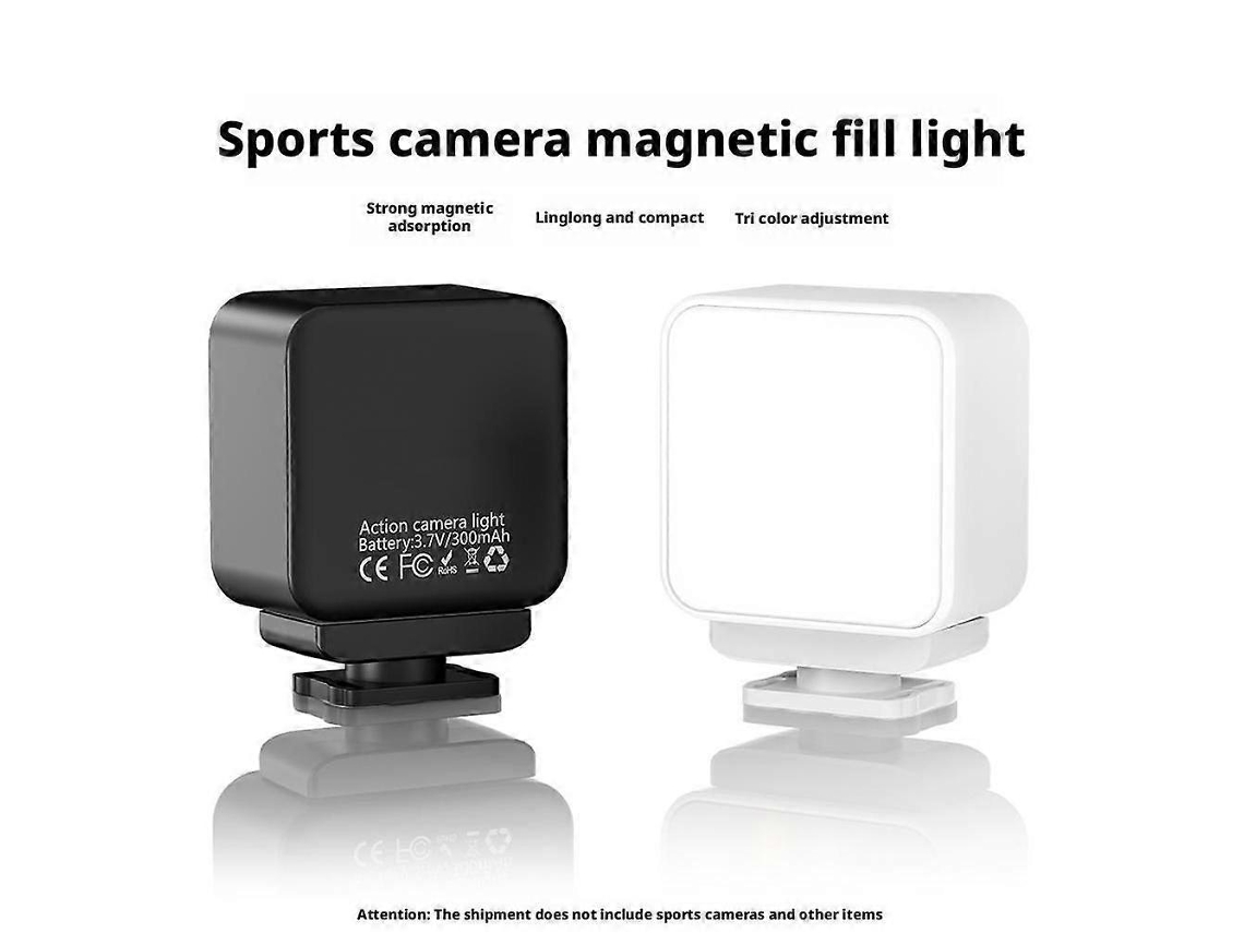 Luz De Preenchimento Magnética 3 Em 1 Para Dji Osmo Pocket Com Suporte Adaptador.-aquaforge