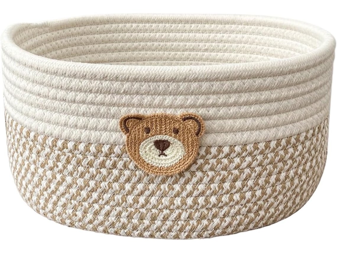 Cestos De Corda De Algodão Para Guardar Brinquedos De Cachorro