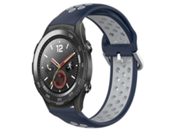 Pulseira De Silicone Esportiva Perfurada E Respirável De 20 Mm Para Huawei Watch 2