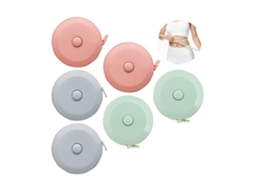 Fita Métrica, Fita Métrica Macia Dupla Face Para Medidas Corporais De Alfaiates E Materiais De Medição (60 Polegadas / 150 Cm E 6 Slowmoose