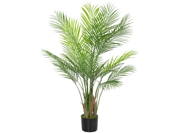 Palmeira Artificial Grande de 120 cm com Vaso, Decorativa Sini Tech Store