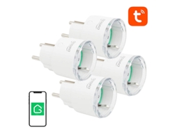 Plugue inteligente Wi-Fi Gosund SP111 3680W 16A para Tuya Smart Home, pacote com 4