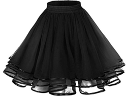 Petticoat De Dama - Sobretudo - Fato De Baixo - Saia De Cós - Vintage - Rockabilly - Casamento - Tamanho Único