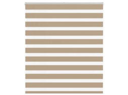 Zebra Blind, Zebra Blinds Vidaxl Marrom Poliéster (125 X 150 Cm)