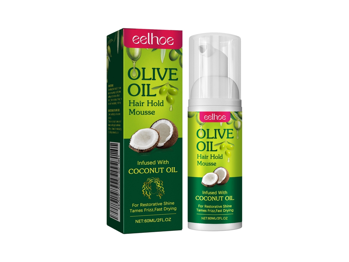 Mousse de Cabelo com Óleo de Oliva Eelhoe