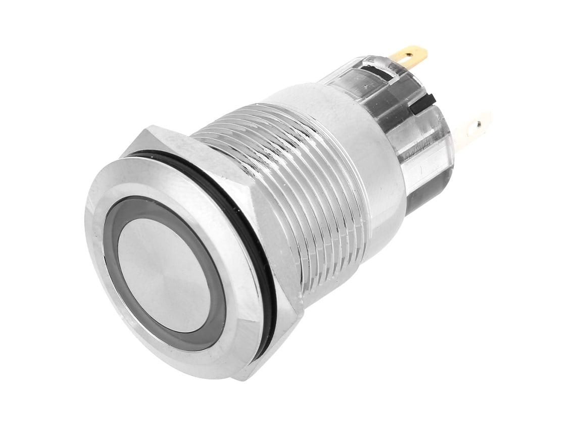 Interruptor Push button de Latão Azul 40un