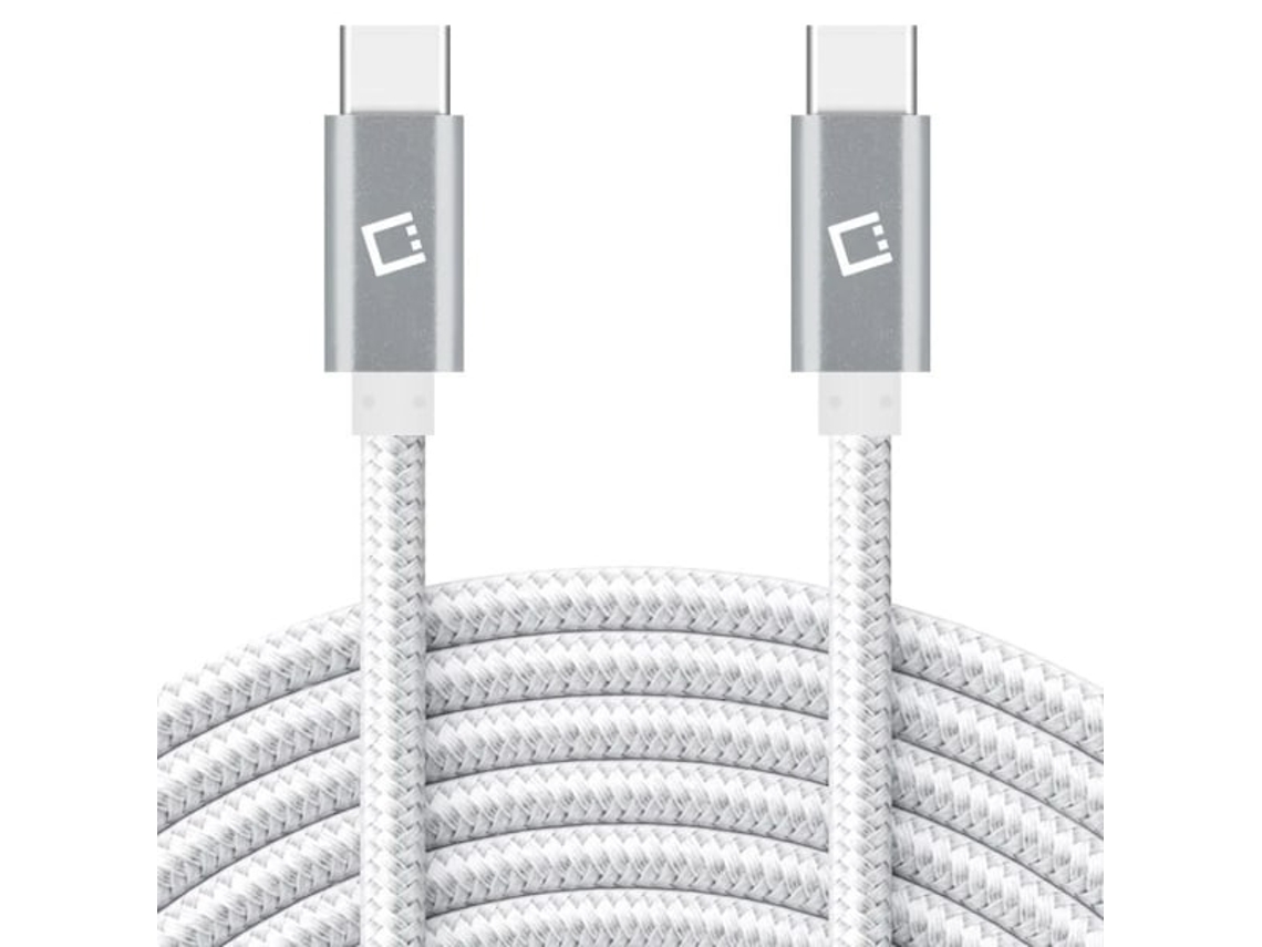 Cabo de Carregamento Usb c Trançado 3 Metros AQUAFORGE