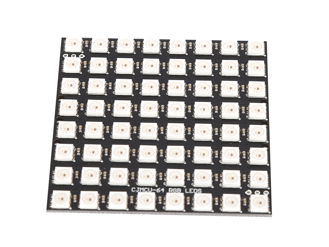 Placa De Desenvolvimento Led Laxiscreed Para Leds Rgb Ws2812 5050 Com Driver Completo
