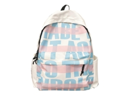 Mochila Casual E Moderna Para Estudantes, Leve E Perfeita Para Escola, Viagens E Compras, Na Cor Rosa.