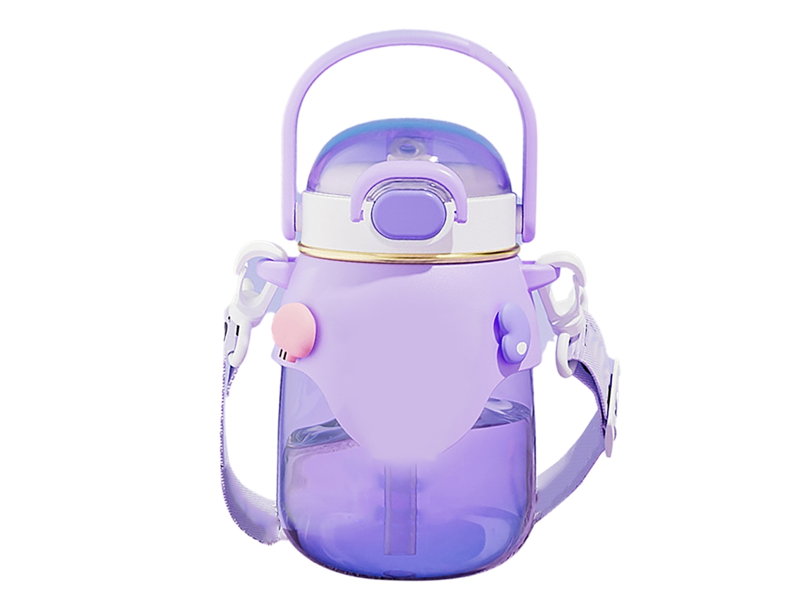 Garrafa Infantil com Canudo 820ml para Meninas