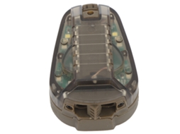 Lanterna Militar para Capacete, Luz Verde, Impermeável S/MARCA
