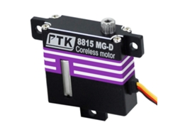 Servo Ptk 8815 Mg d 15kg com Engrenagens Totalmente Metálicas Planadores Asa Fixa, Aeromodelos Rc, Programável, Elevado Binário e À Prova Água. MDUG