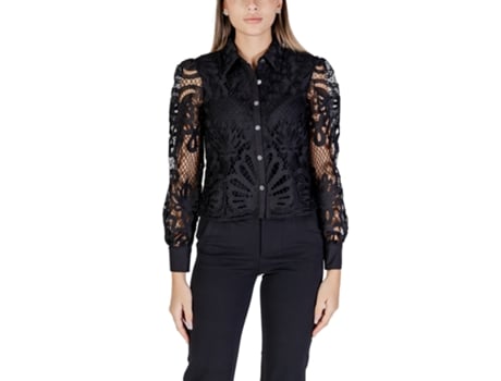 T-shirt De Mulher Morgan De Toi Blouses Coslax Poliéster Preto (36)
