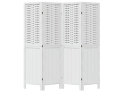 Room Divider, Room Dividers Vidaxl Branco Madeira (40 X 160 Cm)