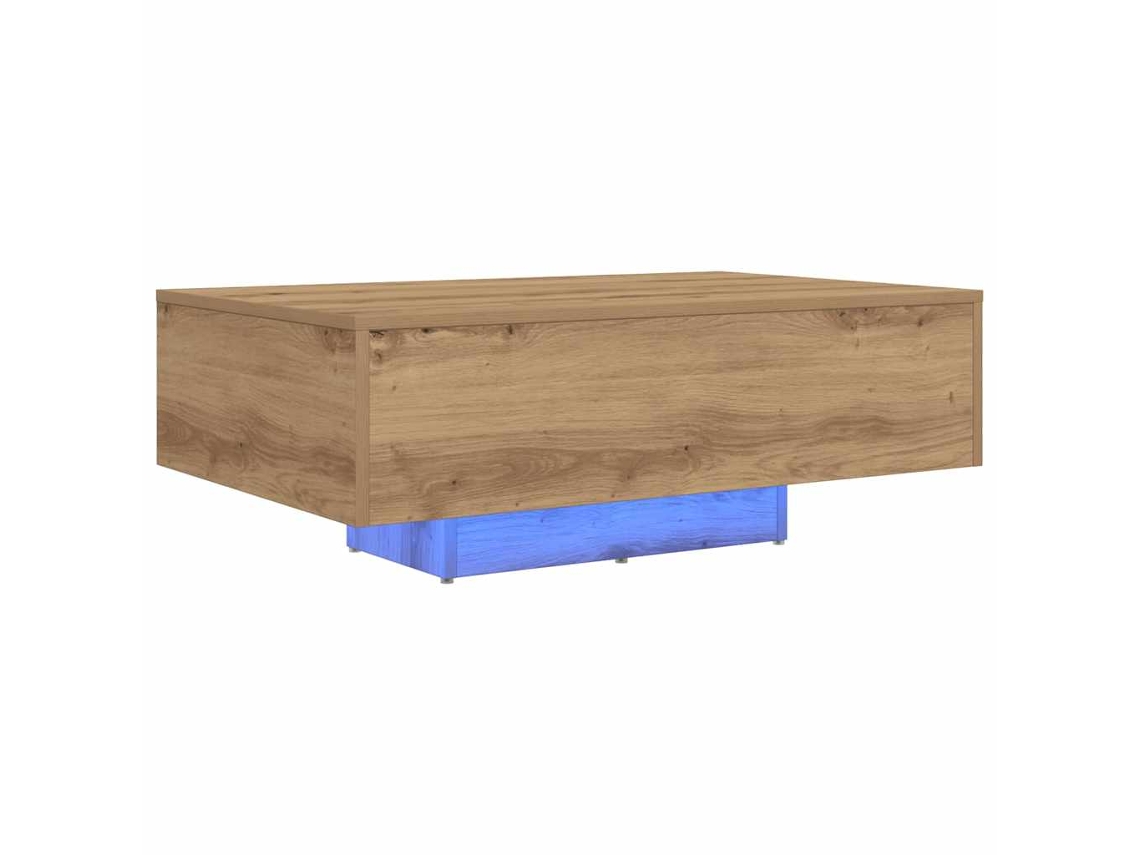 Mesa de centro Carvalho Artesanal 85 x 55 x 31 cm MAISON EXCLUSIVE