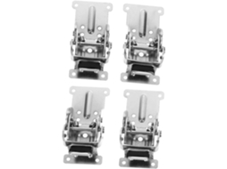 Conjunto De 4 Dobradiças Articuladas Para Portas Armários E Móveis.