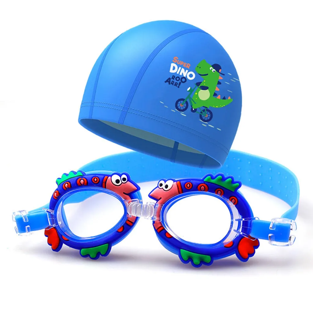 Conjunto Infantil de 2 Peças com Óculos de Natação e Touca AQUAFORGE