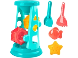 Conjunto De Brinquedos Praia, Incluindo Moinho Areia Em Torre 16x16x25 Cm, Moldes Criativos Para E Atividades Ao Ar Livre Criança -aquaforge