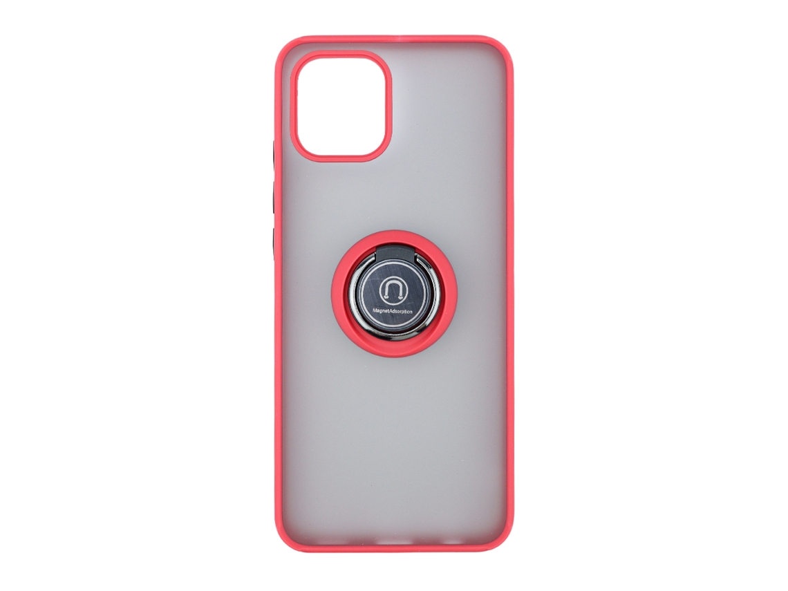 Capa Gel Bumper Ring para iPhone 16 SKYHE Vermelho