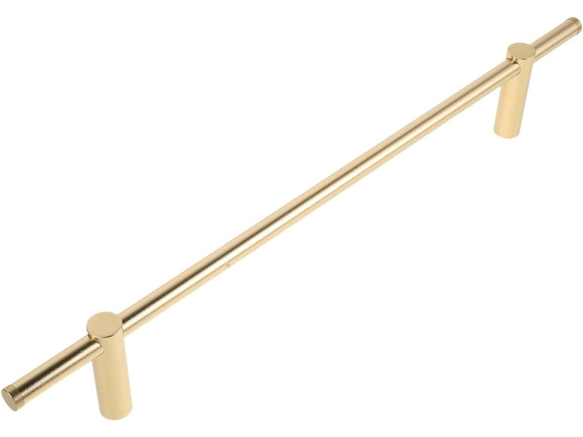 Barra Decorativa em Liga de Alumínio de 40 Cm, Trilho de Suporte em Metal Dourado para Adega. SFUSHOS