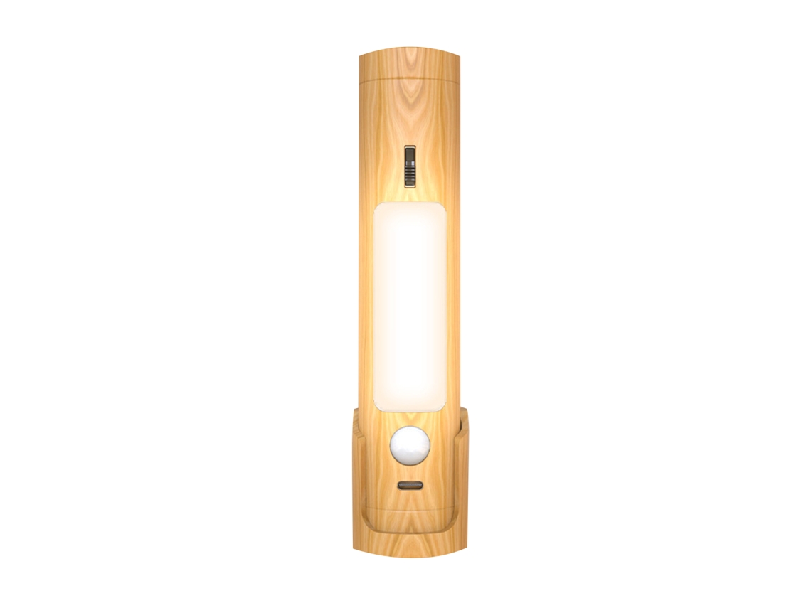 Luz Sensor Recarregável Multifuncional Lanterna Parede Sconce Led com Sensor de Movimento