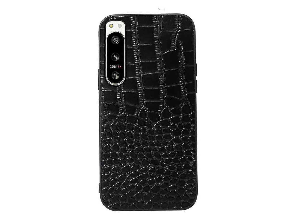 Capa De Couro Com Textura De Crocodilo Para Sony Xperia 5 Iv