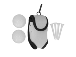 Bolsa de Cintura para Golfe com Portabolas e Portatijeras, Acessórios Esportivos de Neopreno Cinza | S/MARCA