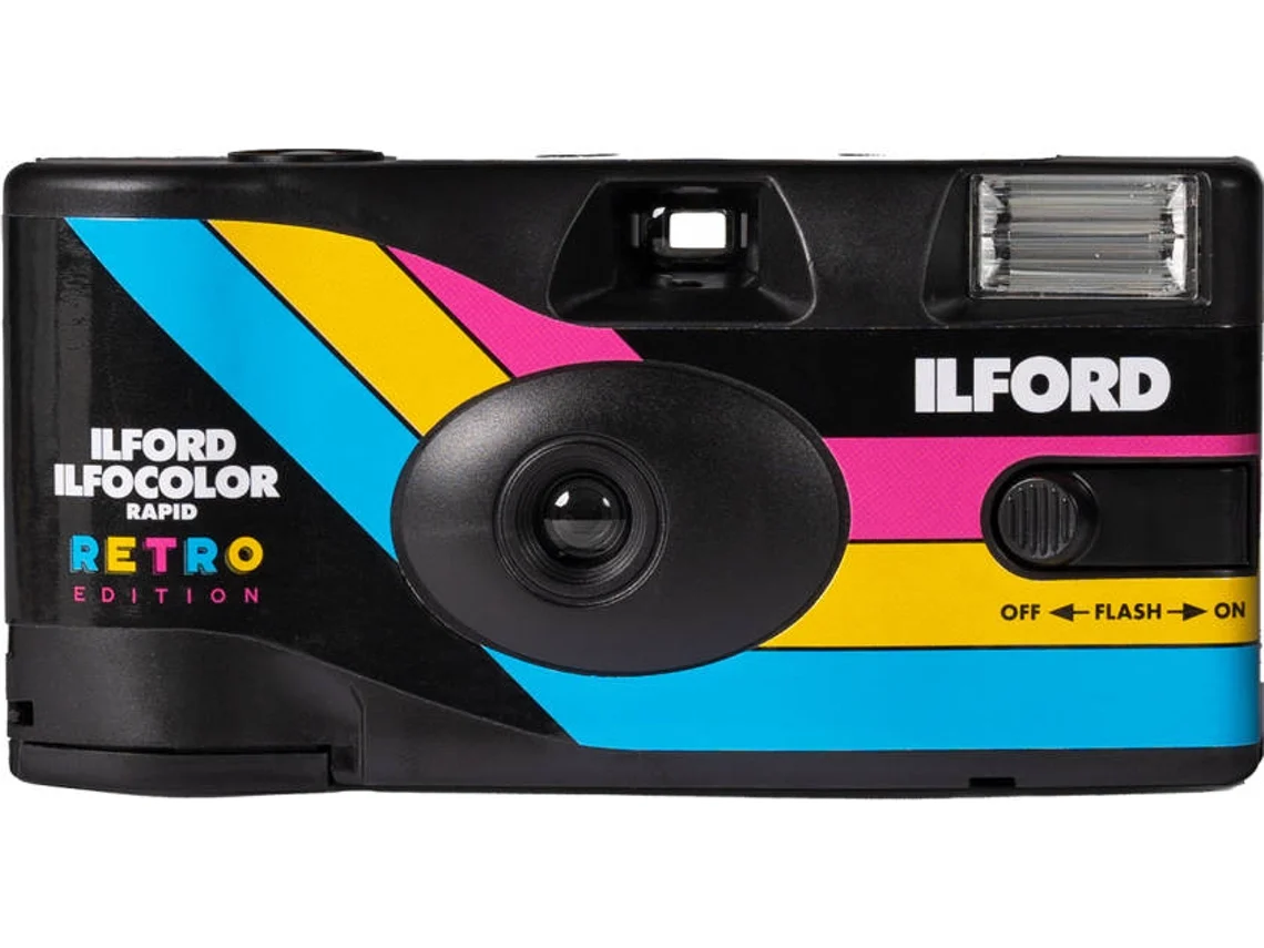 Máquina Fotográfica Descartável ILFORD Rapid Retro