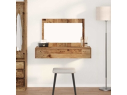 Vidaxl Mesa De Vestir Castanho 100 X 40 X 70 Cm Derivados De Madeira