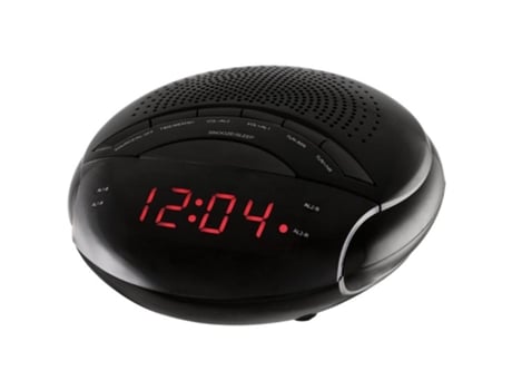 Nevir Nvr-335dd Rádio Relógio Digital Preto